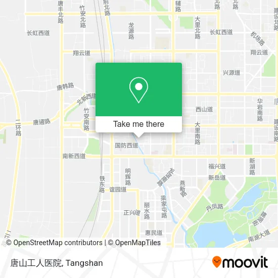 唐山工人医院 map