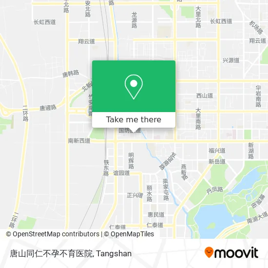 唐山同仁不孕不育医院 map
