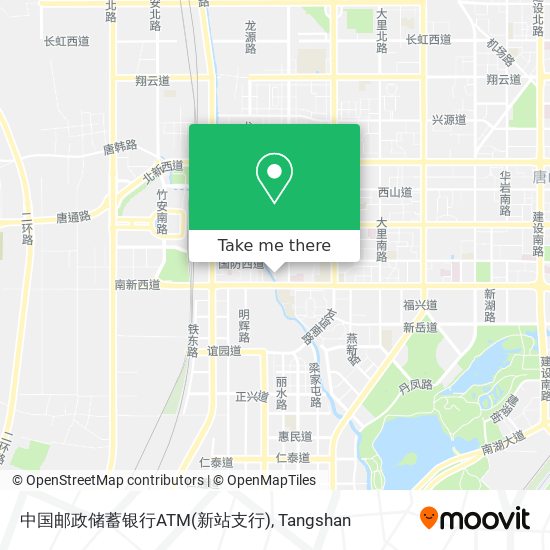 中国邮政储蓄银行ATM(新站支行) map