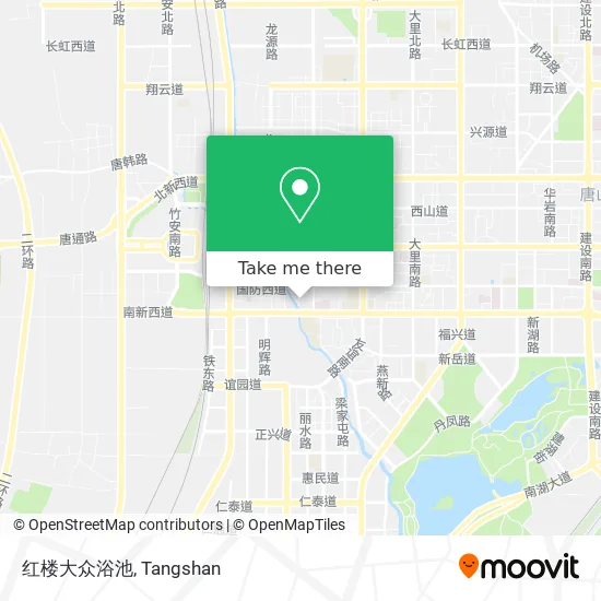 红楼大众浴池 map