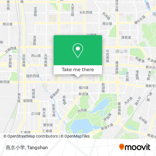 燕京小学 map