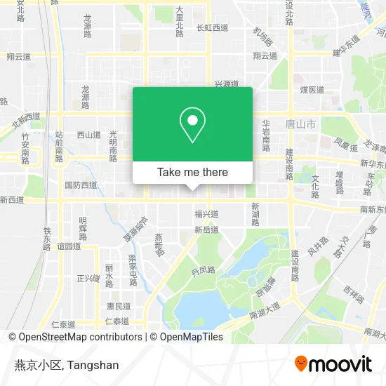 燕京小区 map
