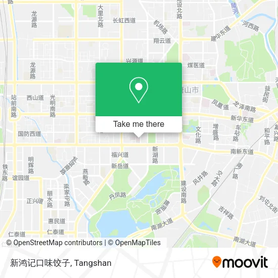 新鸿记口味饺子 map
