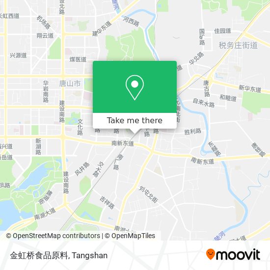 金虹桥食品原料 map