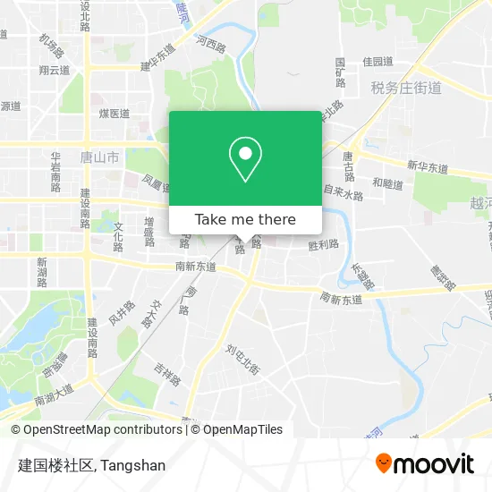 建国楼社区 map