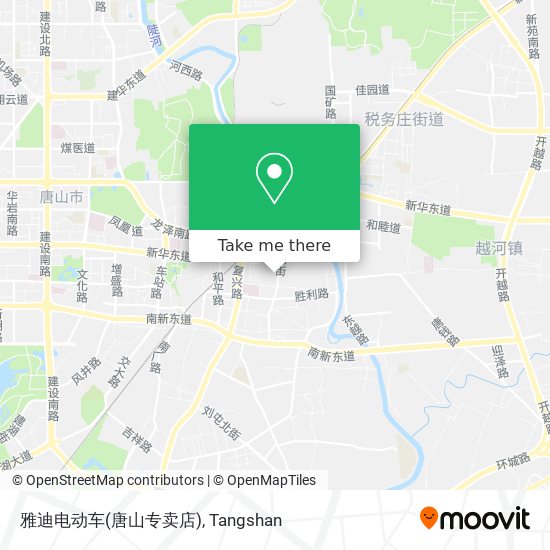 雅迪电动车(唐山专卖店) map