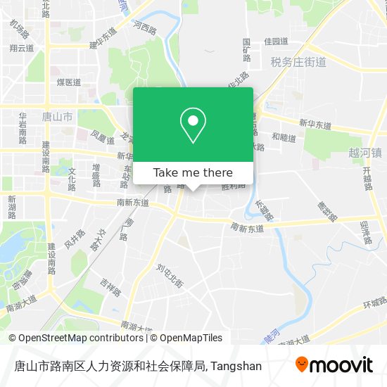 唐山市路南区人力资源和社会保障局 map