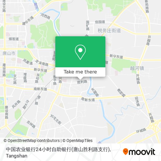 中国农业银行24小时自助银行(唐山胜利路支行) map