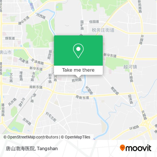 唐山渤海医院 map