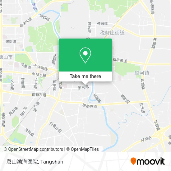 唐山渤海医院 map