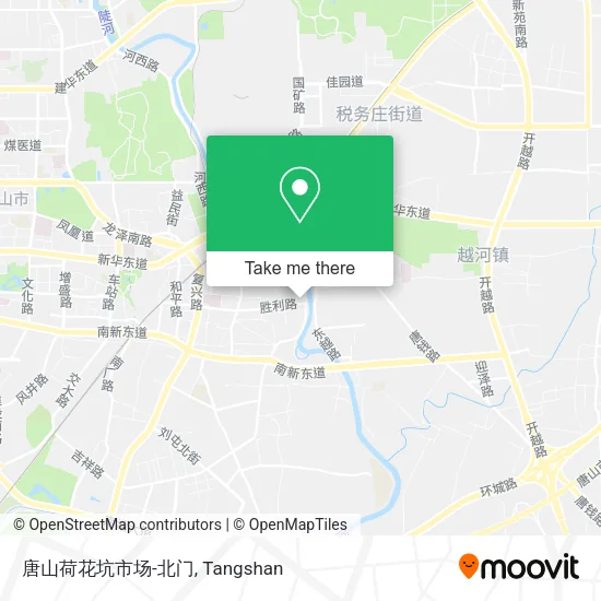 唐山荷花坑市场-北门 map