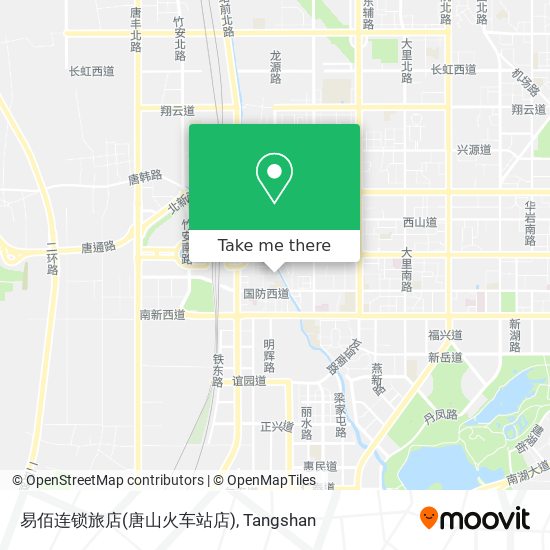 易佰连锁旅店(唐山火车站店) map