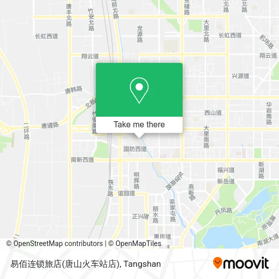 易佰连锁旅店(唐山火车站店) map