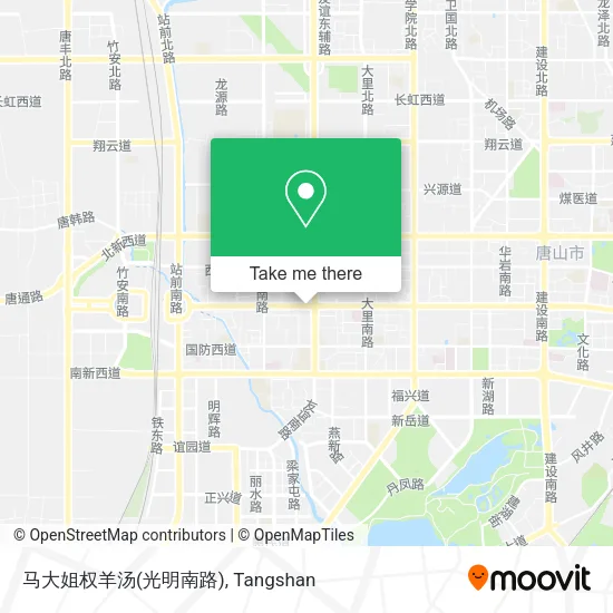 马大姐权羊汤(光明南路) map