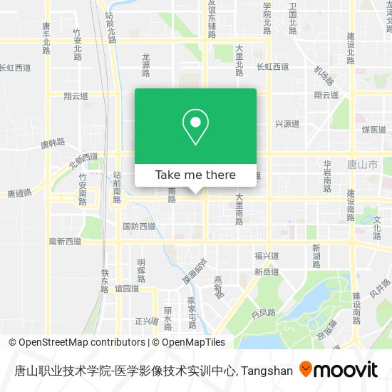 唐山职业技术学院-医学影像技术实训中心 map