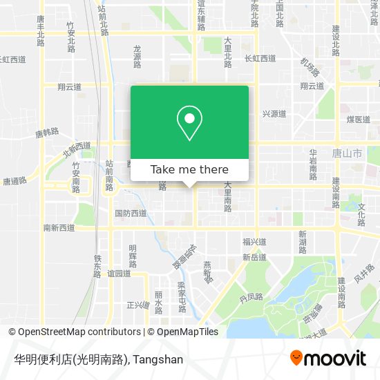 华明便利店(光明南路) map