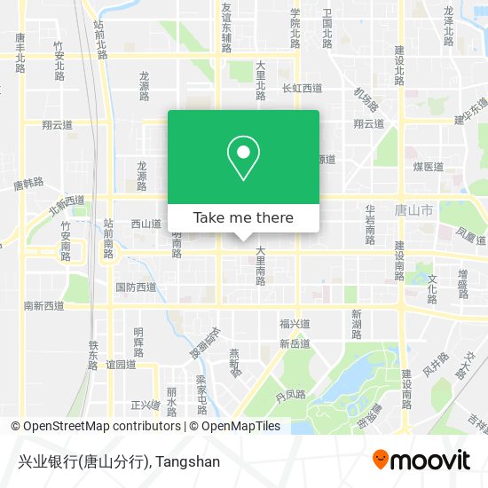 兴业银行(唐山分行) map