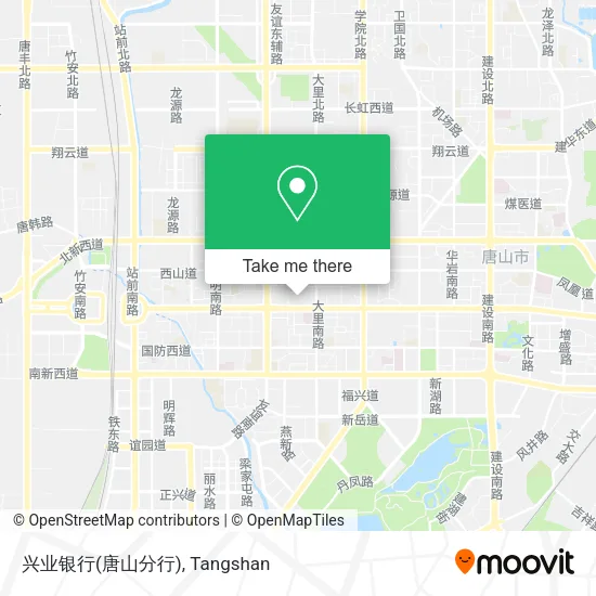 兴业银行(唐山分行) map