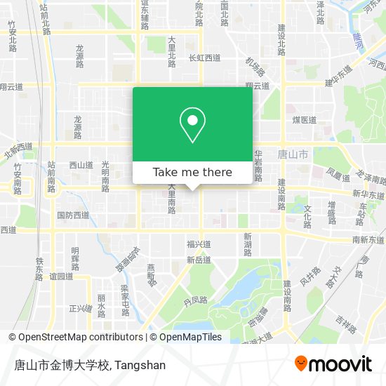 唐山市金博大学校 map