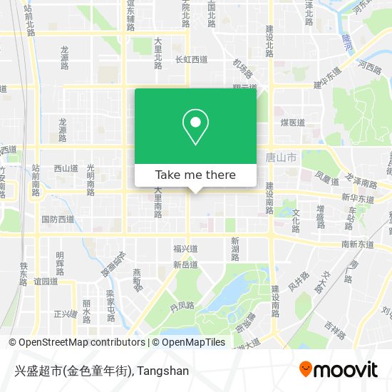 兴盛超市(金色童年街) map