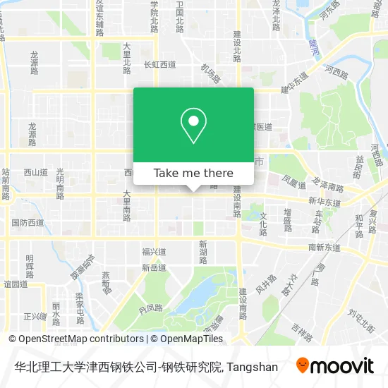 华北理工大学津西钢铁公司-钢铁研究院 map