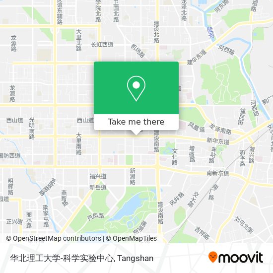 华北理工大学-科学实验中心 map