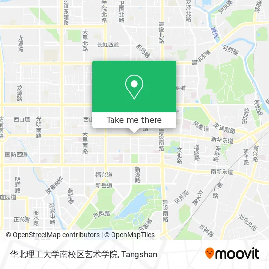 华北理工大学南校区艺术学院 map