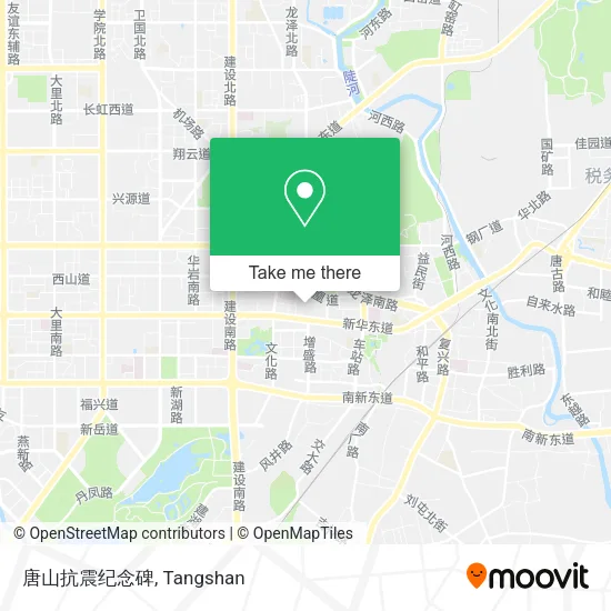 唐山抗震纪念碑 map