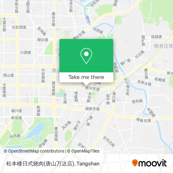 松本楼日式烧肉(唐山万达店) map