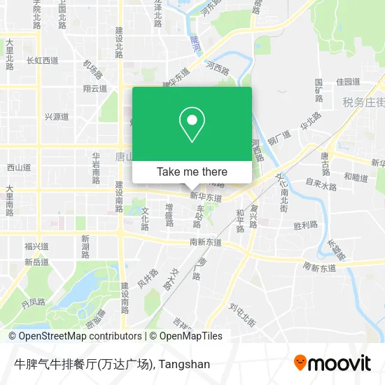 牛脾气牛排餐厅(万达广场) map