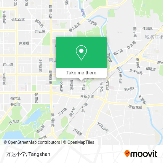 万达小学 map