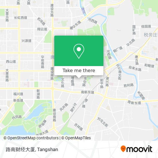 路南财经大厦 map
