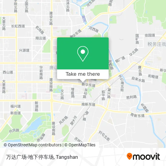 万达广场-地下停车场 map