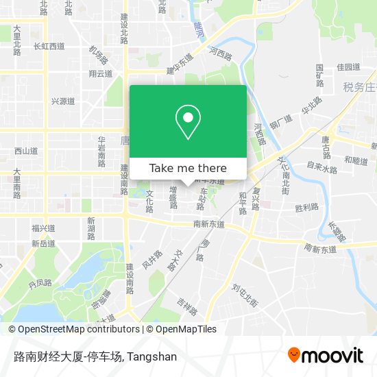 路南财经大厦-停车场 map