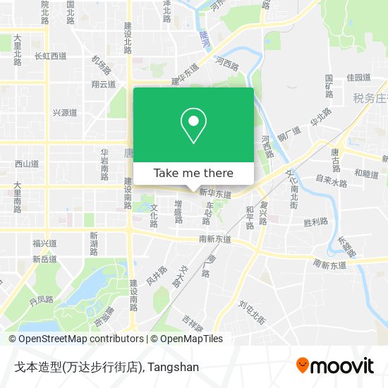 戈本造型(万达步行街店) map