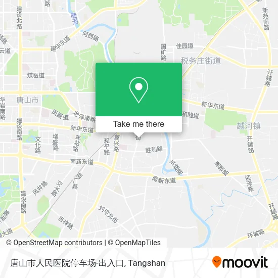 唐山市人民医院停车场-出入口 map