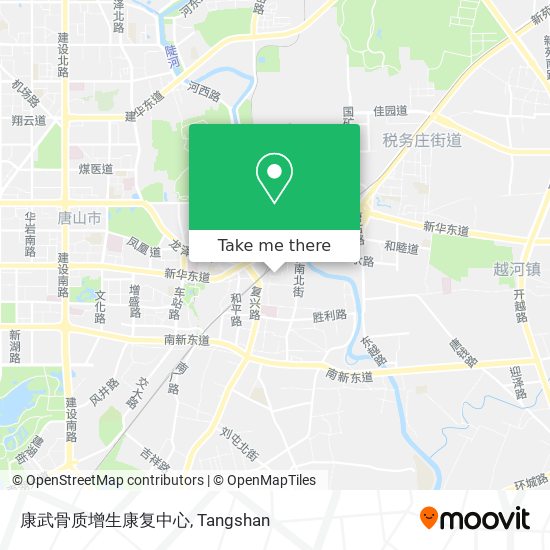 康武骨质增生康复中心 map