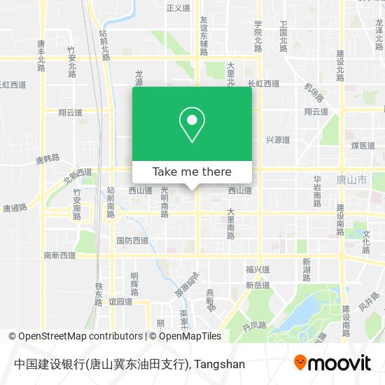 中国建设银行(唐山冀东油田支行) map