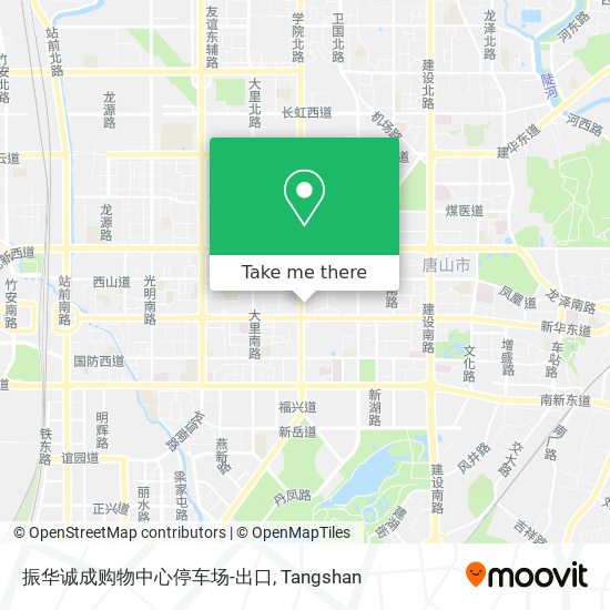 振华诚成购物中心停车场-出口 map