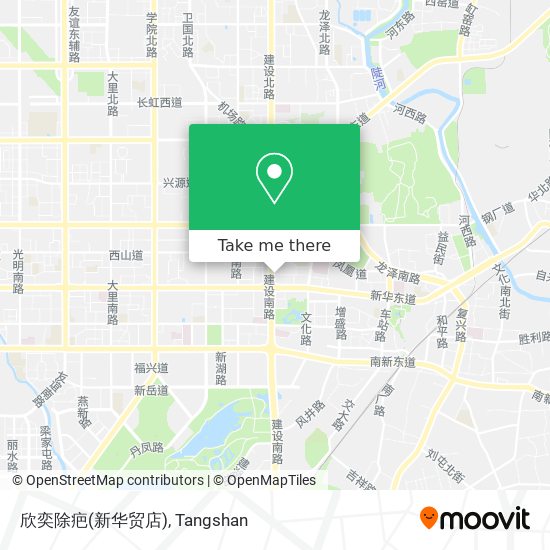 欣奕除疤(新华贸店) map