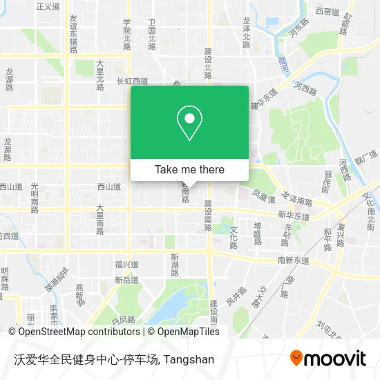 沃爱华全民健身中心-停车场 map