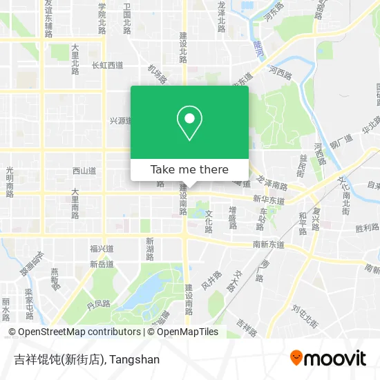 吉祥馄饨(新街店) map