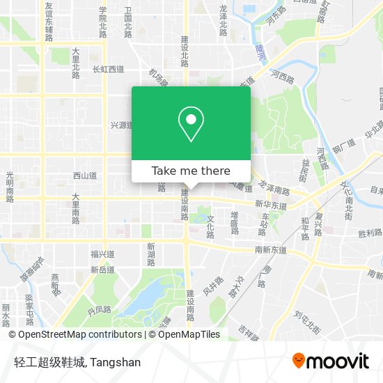 轻工超级鞋城 map