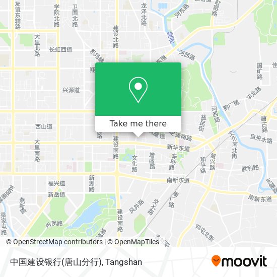 中国建设银行(唐山分行) map