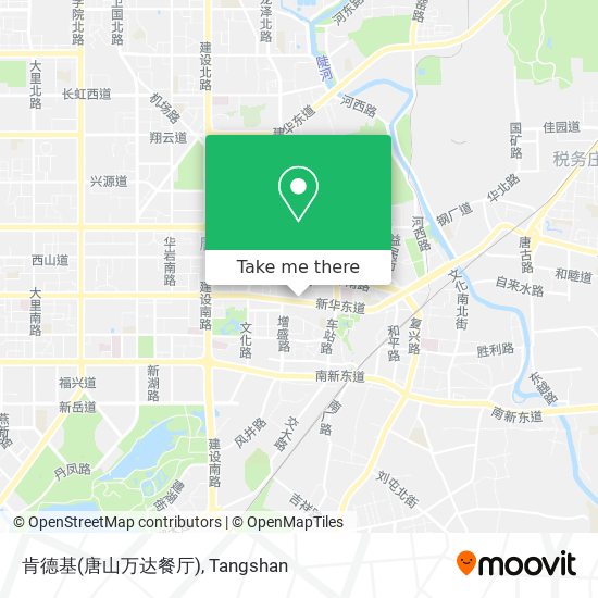 肯德基(唐山万达餐厅) map