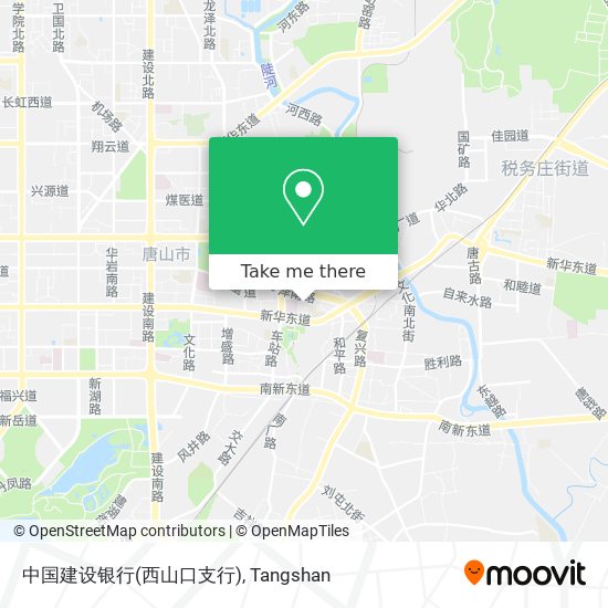 中国建设银行(西山口支行) map