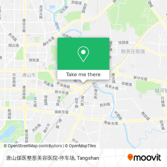唐山煤医整形美容医院-停车场 map