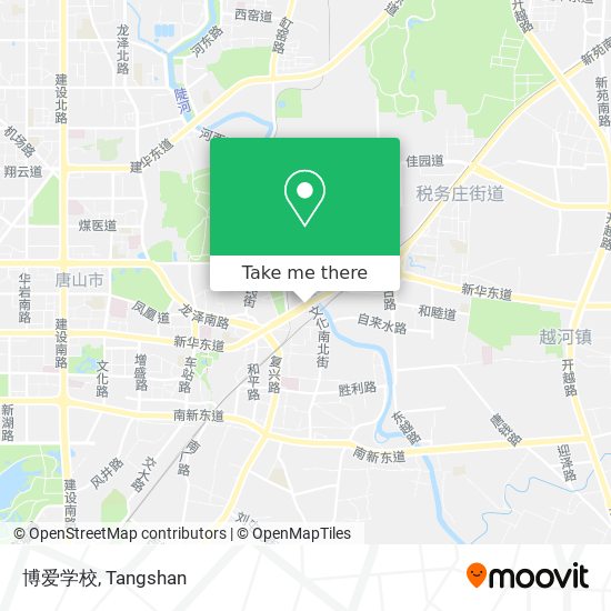博爱学校 map
