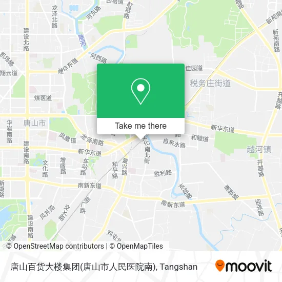 唐山百货大楼集团(唐山市人民医院南) map