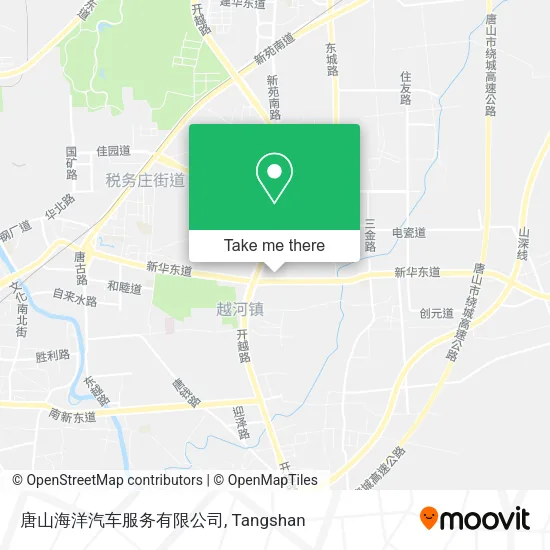 唐山海洋汽车服务有限公司 map